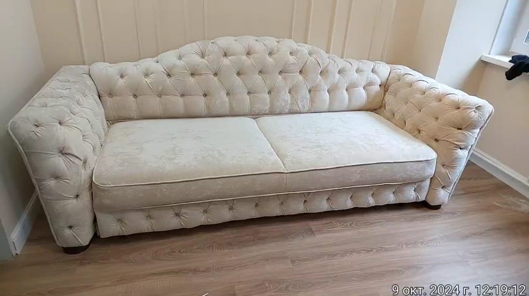 Замена обивки дивана на дому. Артемовский