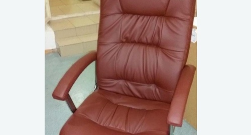 Обтяжка офисного кресла. Артемовский